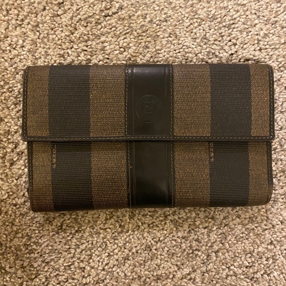 Fendi Handbags - Vintage Fendi Trifold Wallet